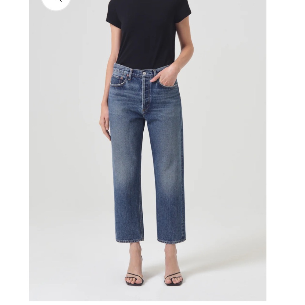 AGOLDE 90’s Crop Mid Rise Straight Jean 25